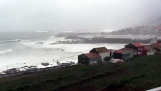 Primer temporal del 2014 en Galicia