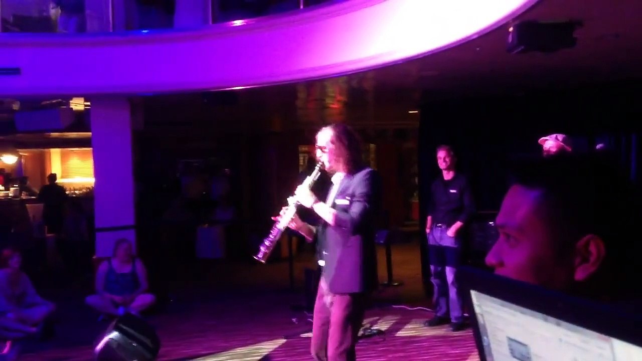 Two Kenny G  graces the Pacific Dawn with his presence)) so funny)