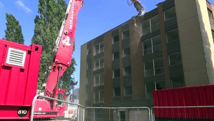 Méru  : la demolition des immeubles est lancée
