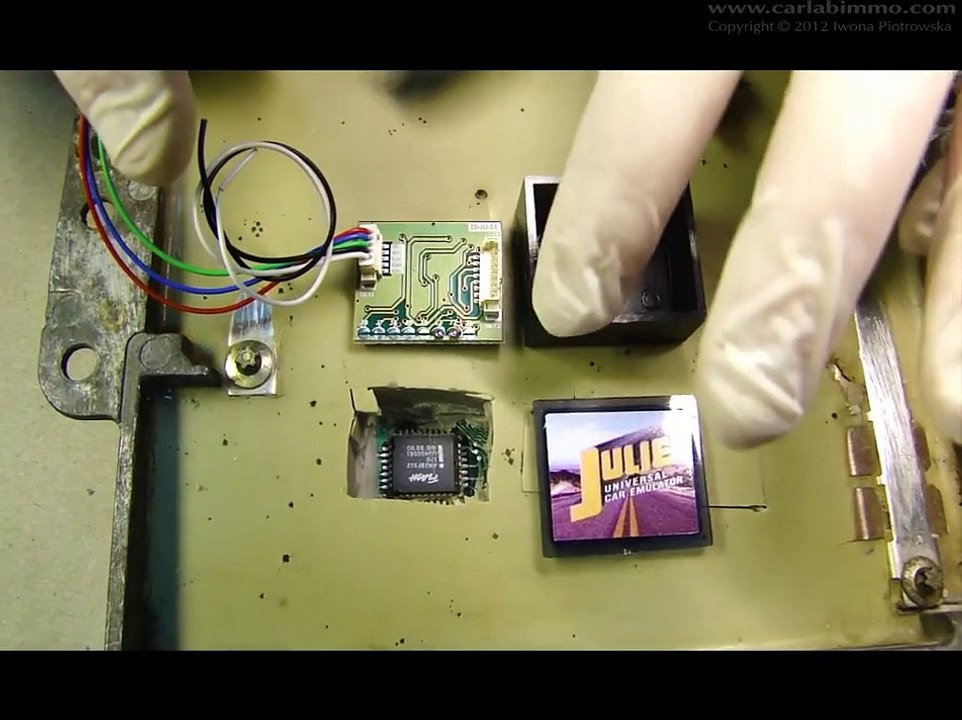 Decoding immo with Julie emulator as TMS374 program