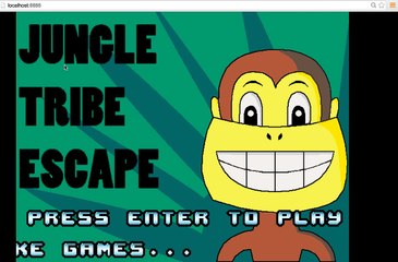 8-bit game - 'Jungle Tribe Escape' (School Project)