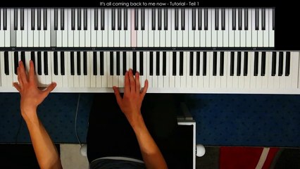 [Teil 1]  - It's All Coming Back To Me Now | Piano Tutorial