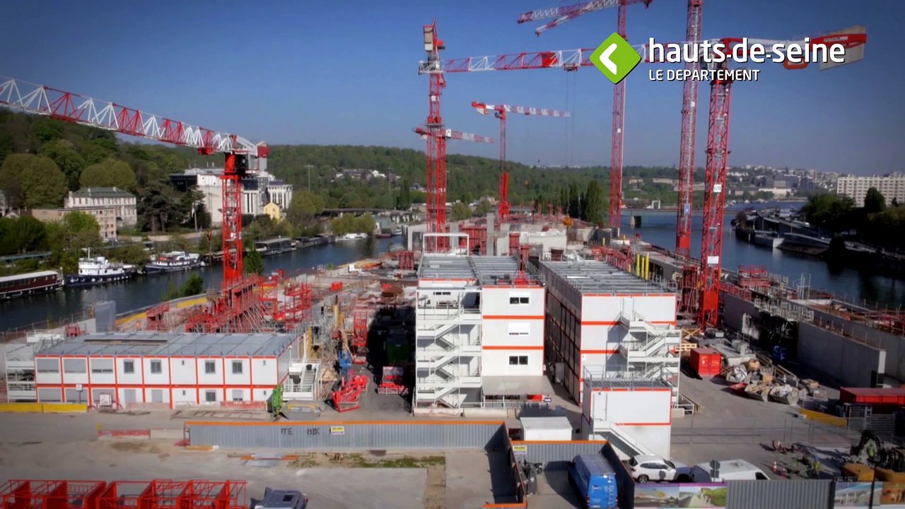 UFLY Drones - Suivi de chantier - Cité Musicale - Ile Seguin - Boulogne