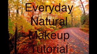 Everyday Makeup Tutorial