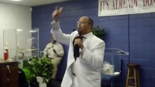 Pastor Michael Green singing Easter Sunday