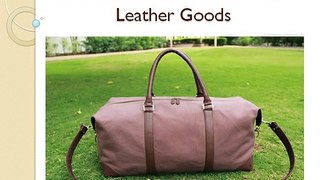 A fashion Statement for Men Leather Goods