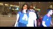 Anushka Sharma at Mumbai Airport returning back from IIFA Awards 2015