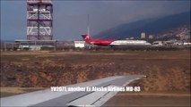 AMAZING JT8D ROAR! Aserca Airlines MD-83 YV2990 CCS-MAR,Taxi and Takeoff!