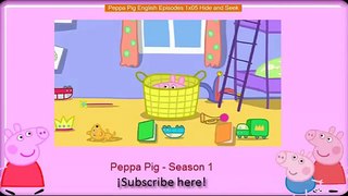Peppa Pig English Episodes 1x05 Hide and Seek