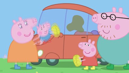 Peppa Pig Thunderstorm We wash the car Свинка Пеппа Гроза Мы моем машину