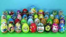 Kinder surprise eggs ! 50 Kinder Surprise Peppa Pig Dora the Explorer Surprise