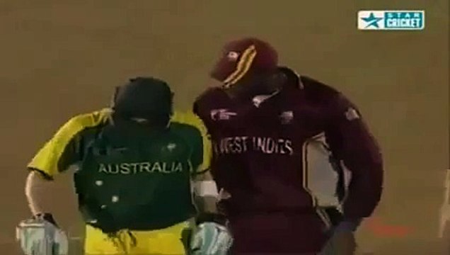 CRAZY GAYLE Warning Clarke BADLY for NO Reason Cricket Fights