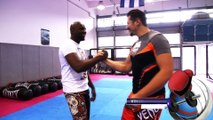 Omar Diaw le comédien avec Vincent Parisi en mode Cross Power Combat