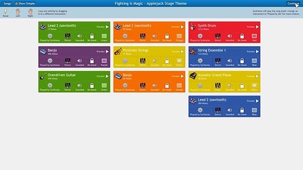 Fighting is Magic Applejack Stage Theme MIDI