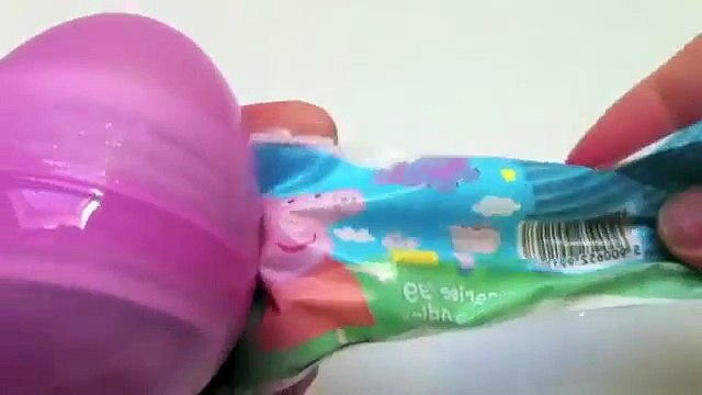 Peppa Pig Surprise Egg Unboxing gift Candies, stickers and toy 4