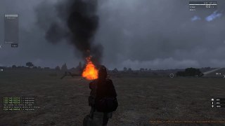 ArmA 3, chocando contra mi heli helicoptero