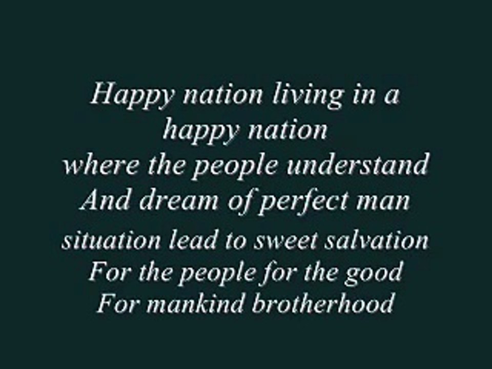 Happy Nation - Ace Of Base Lyrics