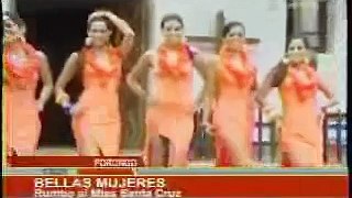 Bellas mujeres rumbo al Miss Santa Cruz. de Bolivia