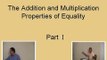 Addition and Multiplication Properties of Equality Part 1