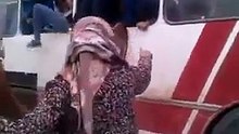 فيديو حصري  لحظة إنقلاب حافلة شركة النقل بنابل بطريق زغوان