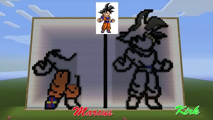 Minecraft - Pixel Art - Dragonball Z's Goku