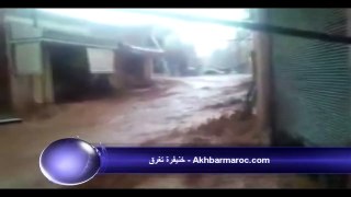 فيضان المغرب - خنيفرة تغرق