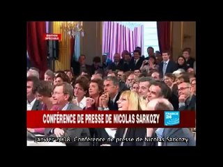 2008: conférence de presse de Nicolas Sarkozy