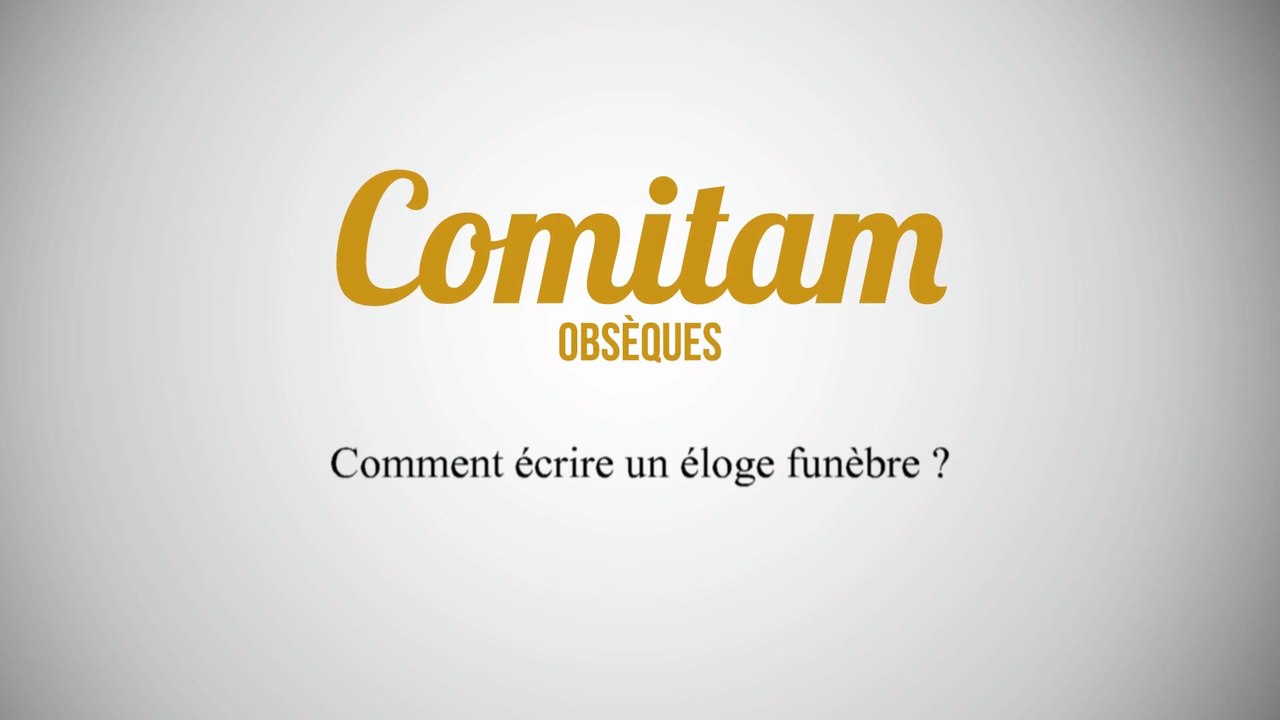 Discours enterrement : Ecrire un éloge funèbre