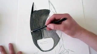 Batman Dark Knight Speed Drawing