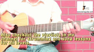 Pani da strumming pattern guitar lesson (www.tamsguitar.com)