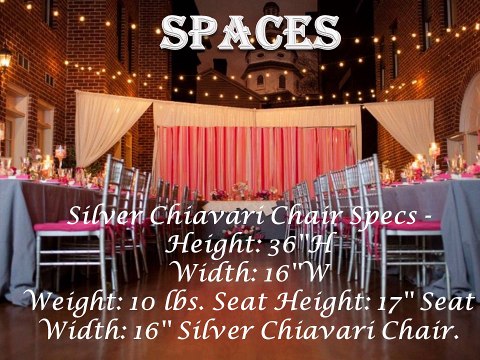 chiavari chairs Larry - Silver Chiavari Beechwood Chairs