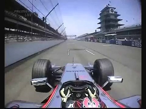 Kimi Raikkonen - onboard lap - Indianapolis - McLaren MP4-21 - 2006 - Engine sounds