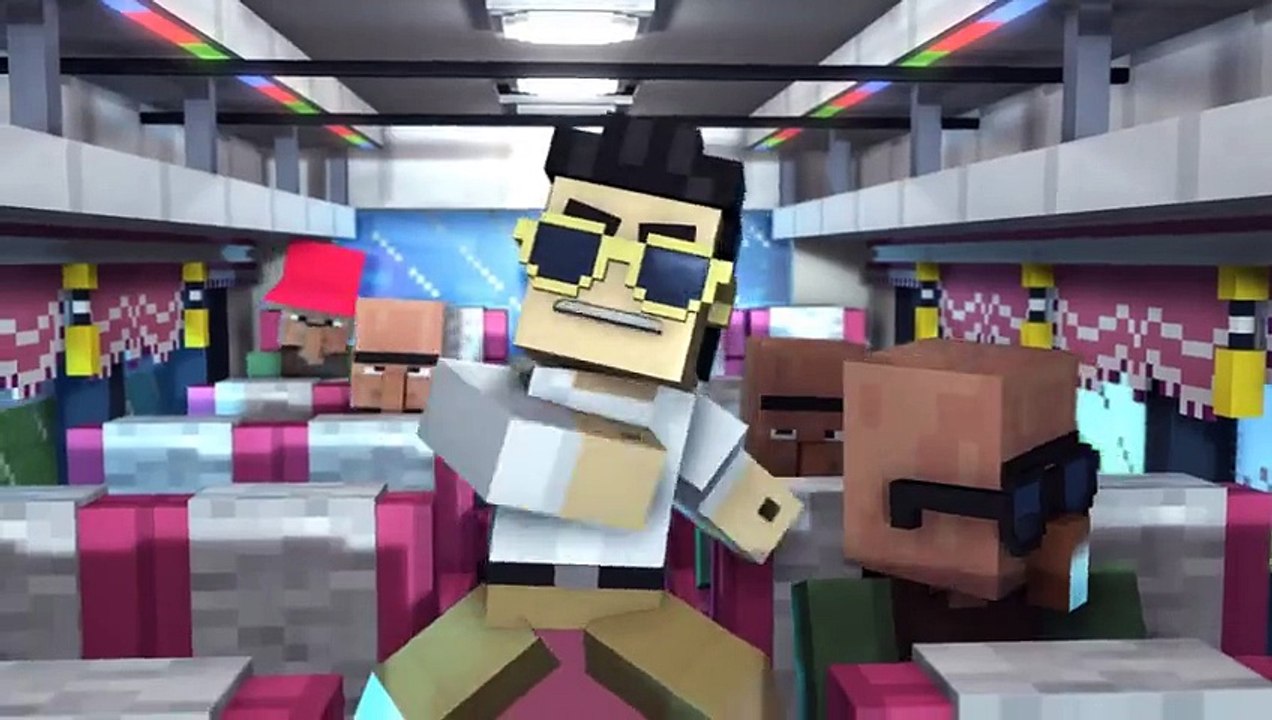 "Minecraft Style" - A Parody of PSY's Gangnam Style (Music Video)
