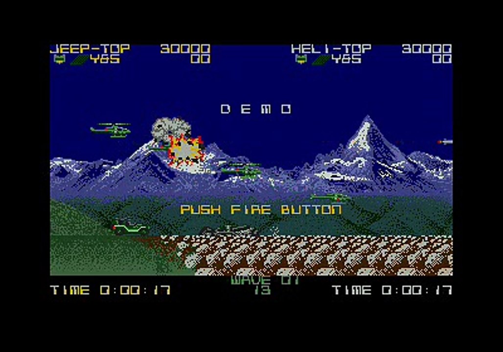 Silkworm Atari ST game intro