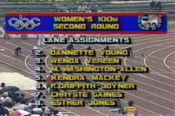 100M - Florence Griffith-Joyner - 10"49 (World Record) | Indianapolis 1988