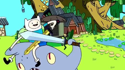 Finn & Jake vs Science Cat & Shark - Adventure Time