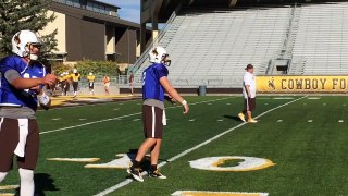 Highlights from Wyoming football practice (Sept. 9, 2015)