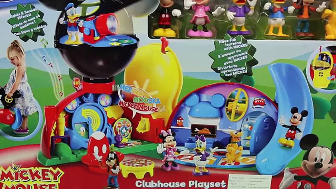 Mickey Mouse Clubhouse Disney Store Version Review with Minnie Mouse and Donald Duck with Goofy