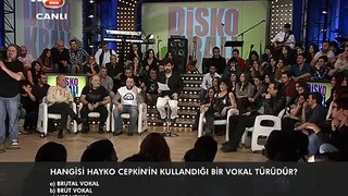 Disko Kralı - Hayko Cepkin'den Brutal Vokal