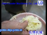 potato chips potato sticks cutting machine / papas fritas patatas paja máquina de corte video