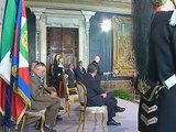 Il Presidente Napolitano alla cerimonia di consegna delle decorazioni dell'Ordine Militare d'Italia