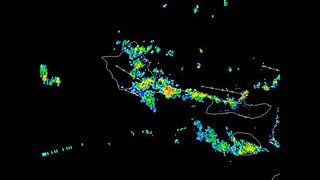 Molokai Rain Plume Hits Manoa, Time Lapse