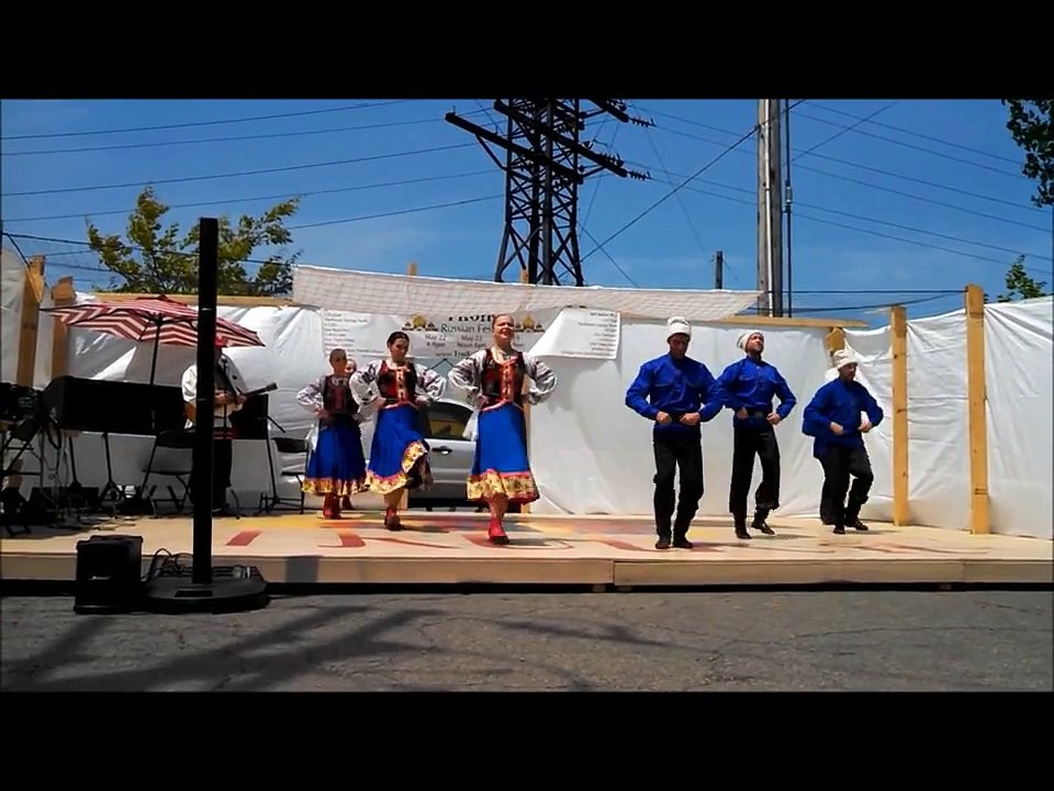 Russian dancers Festival Troika Erie, PA ensemble Barynya
