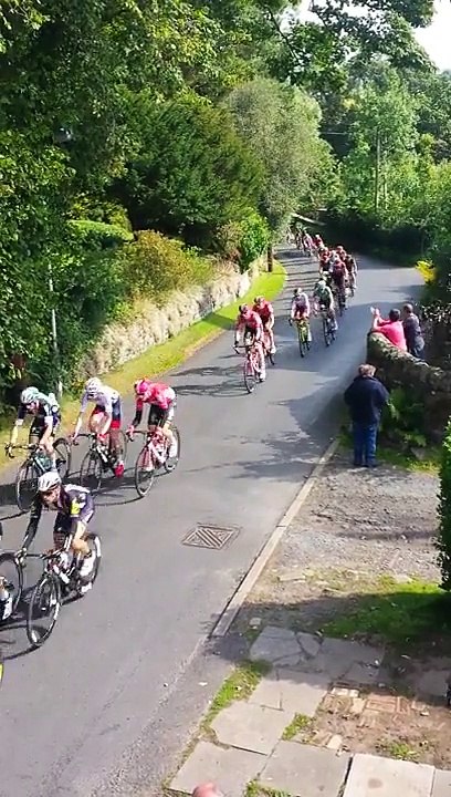 Tour of Britain 10/09/2015 Redbeck Bridge Gilsland