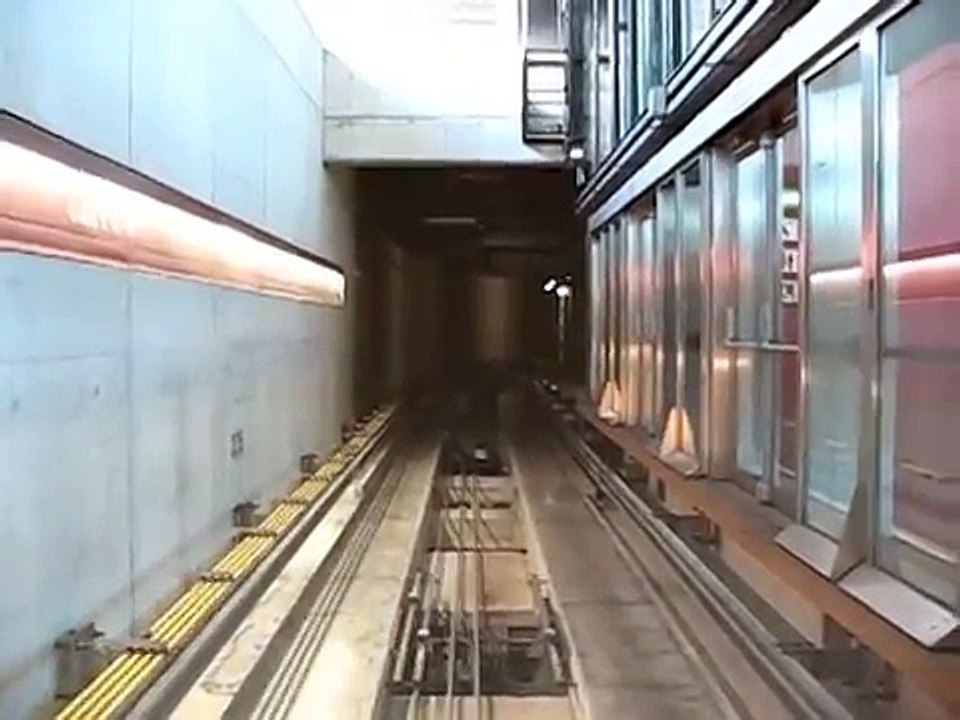 Ride on the "Skymetro" at Zürich Kloten Airport