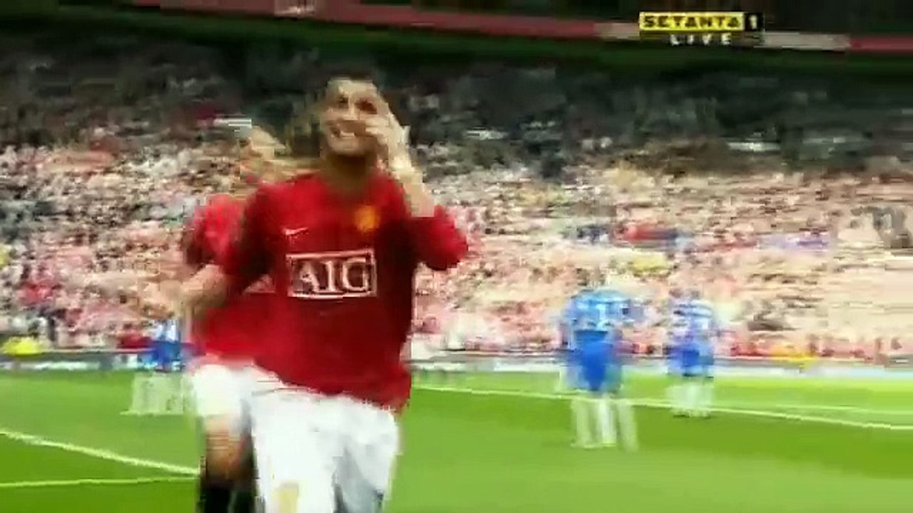 Cristiano Ronaldo Vs Everton Home (English Commentary) - 07-08 By CrixRonnie