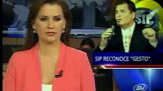 La SIP reconoce gesto de Correa pero advierte precedente