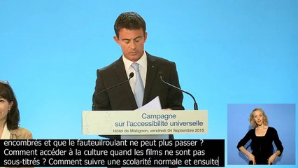 Lancement de la campagne du Gouvernement sur l'accessibilité universelle