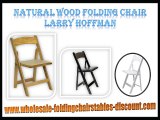 Natural Wood Folding Chair - larry hoffman