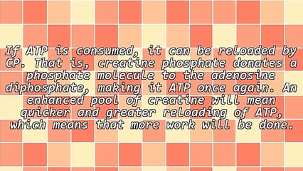 The Main Thing, Creatine Works To Help You Increase Energy.